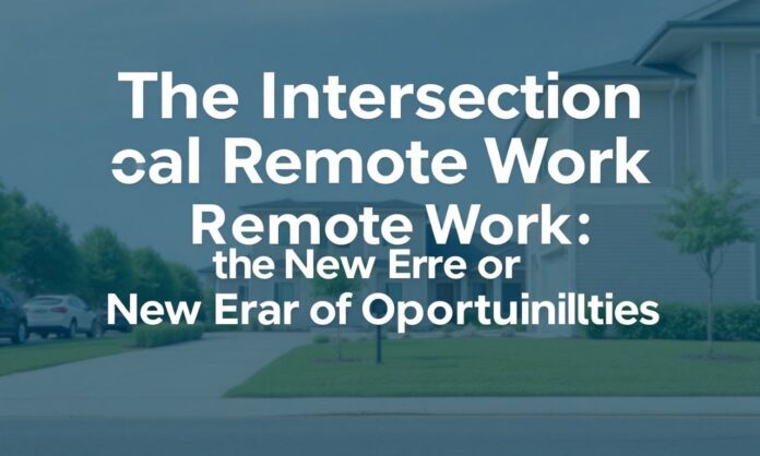 The Intersection of Real Estate and Remote Work: A New Era of Opportunities