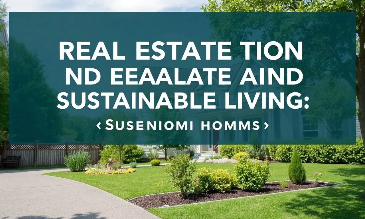 The Intersection of Real Estate and Sustainable Living: A Guide to Green Homes The Intersection of Real Estate and Sustainable Living: A Guide to Green Homes