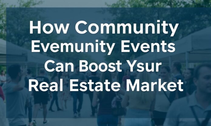 How Community Events Can Boost Your Local Real Estate Market