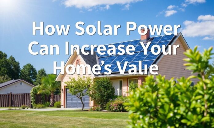 How Solar Power Can Increase Your Home's Value