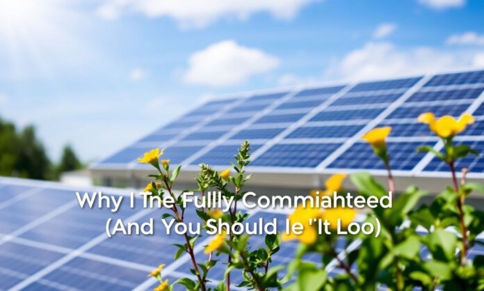 Solar Power in Real Estate: Why I'm Fully Committed (And You Should Be Too)