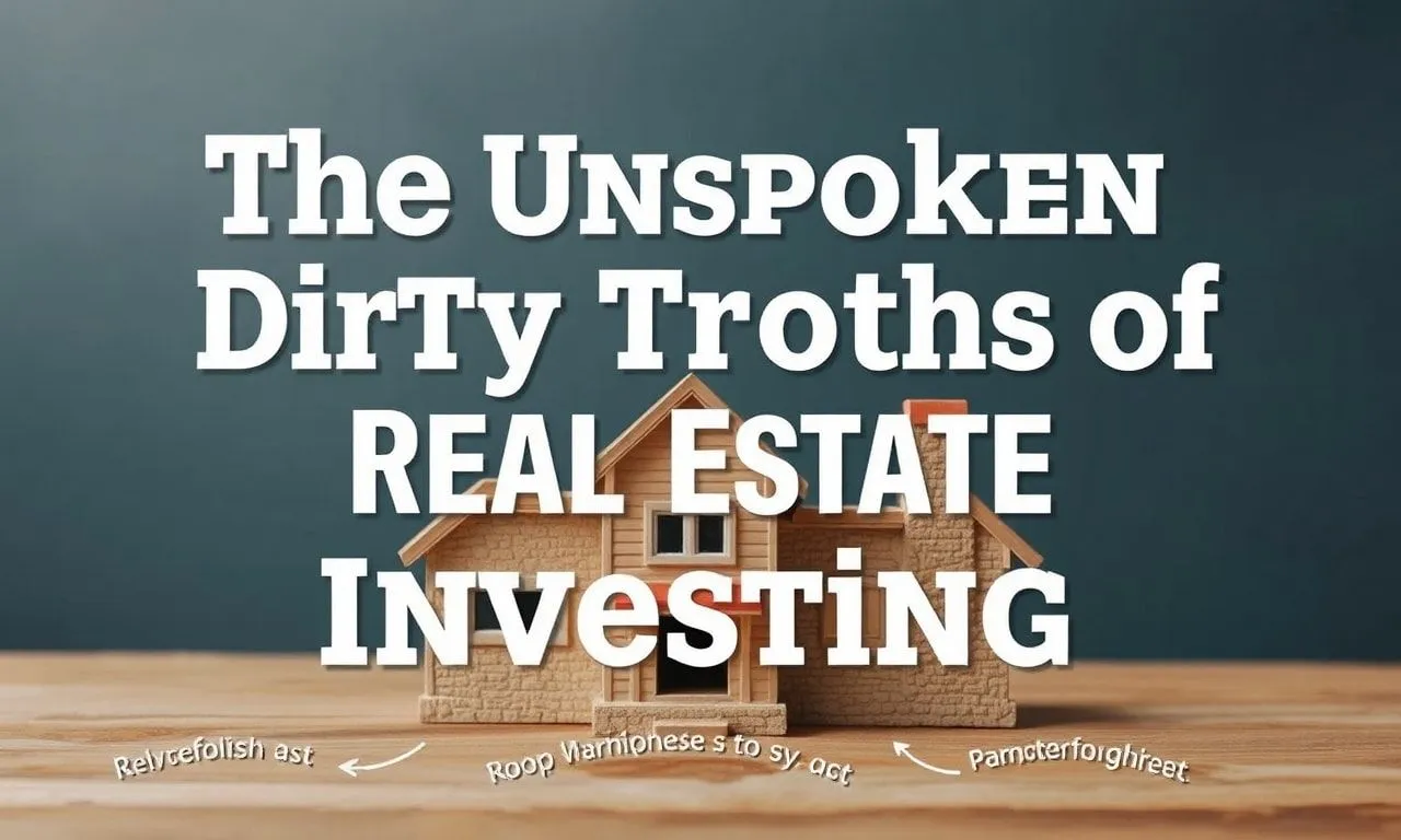 The Dirty Truth About Real Estate Investing Nobody Talks About The Unspoken Dirty Truths of Real Estate Investing