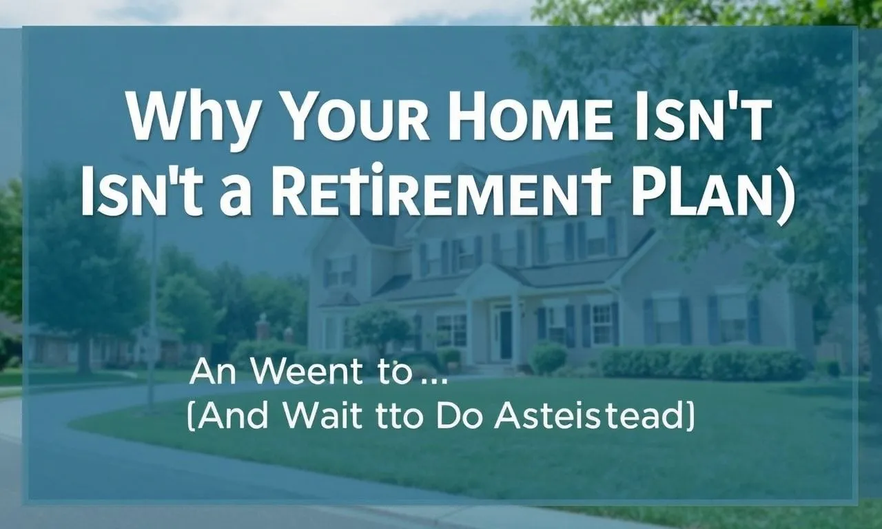 Why Your Home Isn’t a Retirement Plan (And What to Do Instead) Why Your Home Isn't a Retirement Plan (And What to Do Instead)